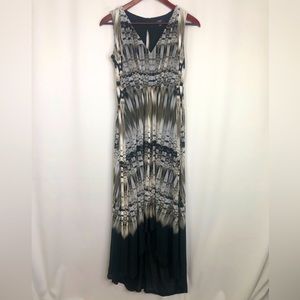 Simply Vera VeraWang Maxi Dress High Low Sleeveless Womens Small Lined V-Neck